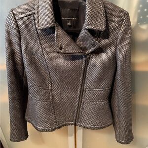 Banana Republic Women's Textured Gray Blazer